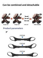 Nouvelle poussette double 3-en-1 2025 avec siège auto, poussette portable pliable à vue haute pour nouveau-né, peut assister ou allonger le bébé 3