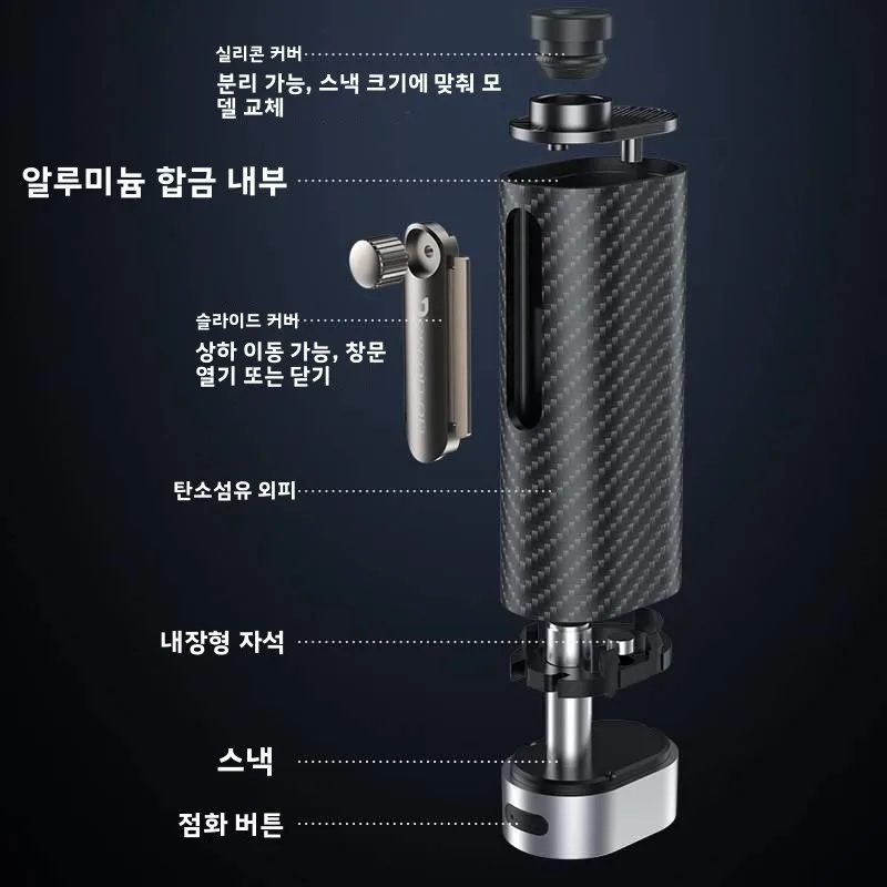 차량용 재떨이 다기능 차량 내부 흡연용 재떨이 재가 떨어지지 않는 연기 절연 원클릭 재떨이