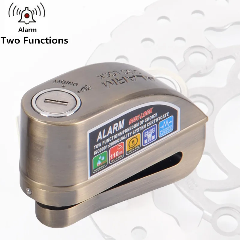 motorcycle disc brake lock Falante Motorcycle Disc Brake Alarm Lock difunctional Bicycle Motor Bicycle Scooter Anti-theft Wheel Disc Brake Lock waterproof