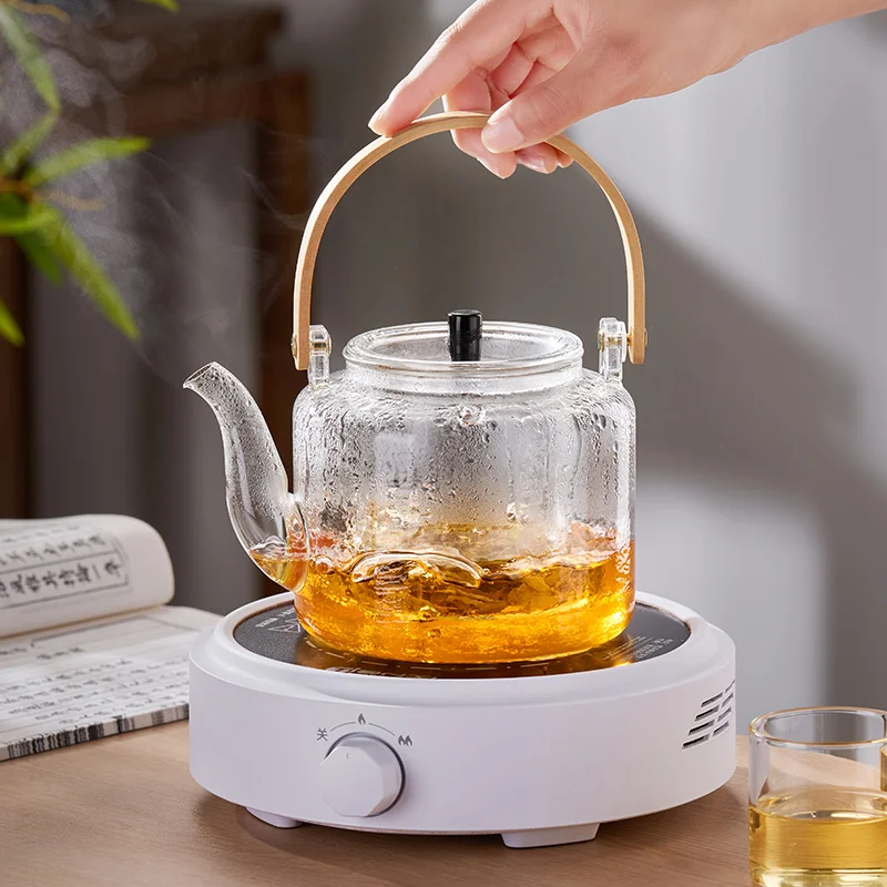 Glass Teapot Beam Kettle Household Electric Pottery Stove Tea Pot Cooking  and Steaming Dual Purpose Tea Kettle Tea Infuser - AliExpress