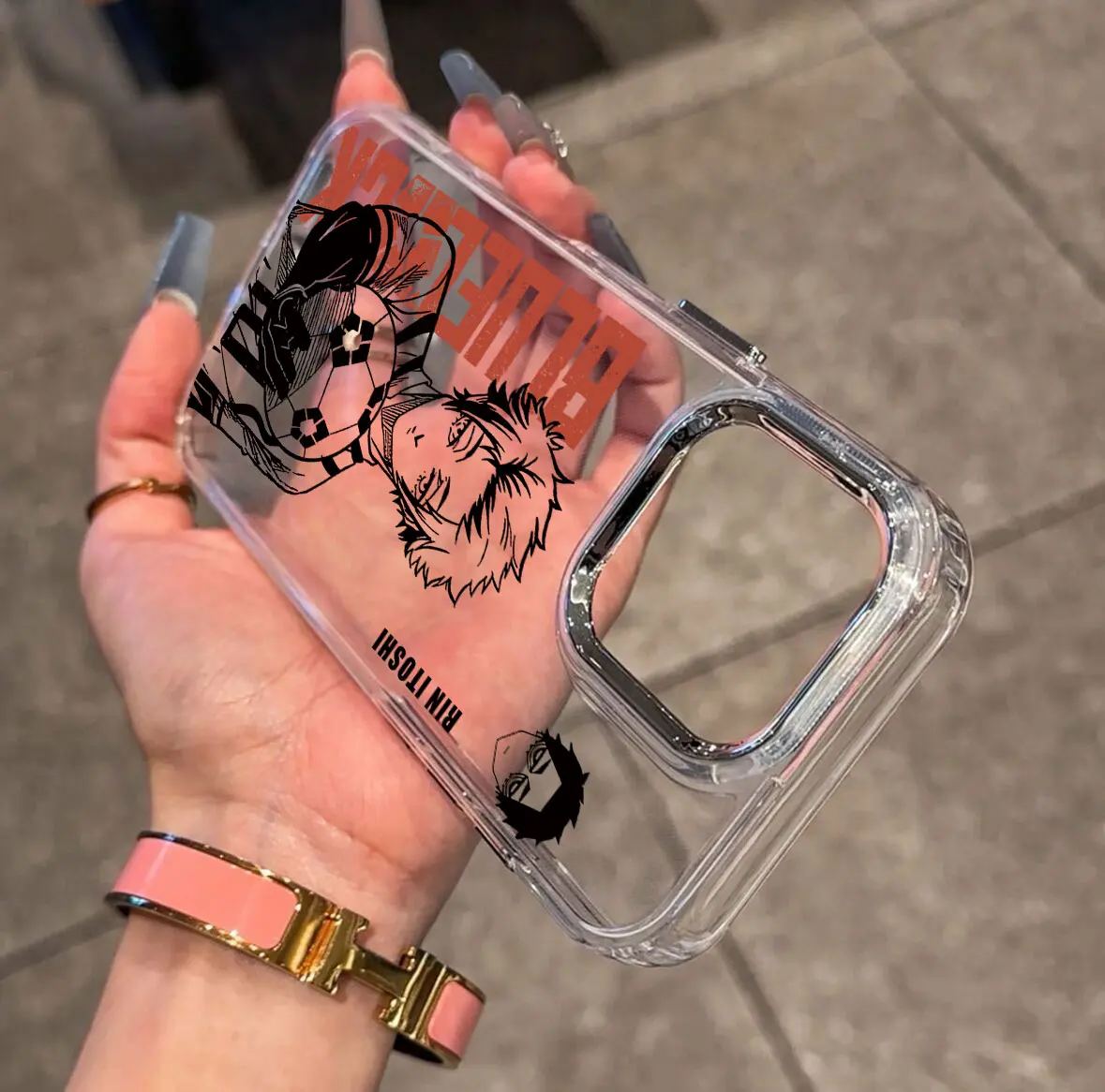 Anime BLUE LOCK Transparent Soft Phone Case