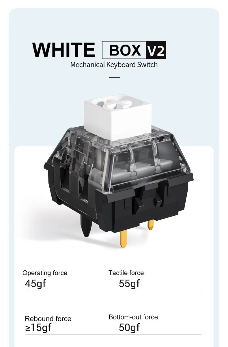 Kailh Box V2 Switch New Version Mechanical Keyboard Switch White Brown Red 5pins Compatible Cherry MX Switches best pc keyboard