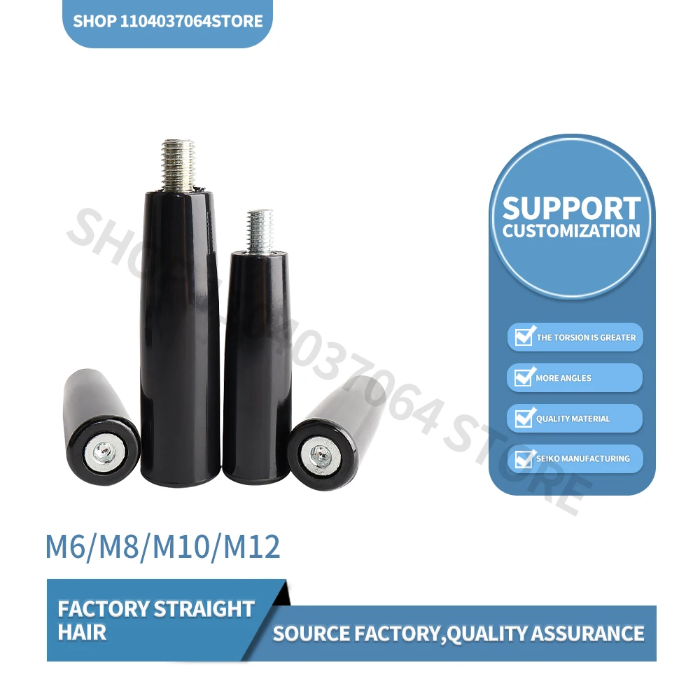 Plastic Handle Rubber Wood Rotating Screw Fixed Handle Rotating Handwheel For Mechanical Machine tools M6/M8/M10/M12