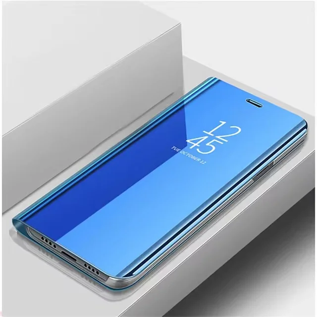 Sleek Mirror Flip Shockproof Phone Case Cover