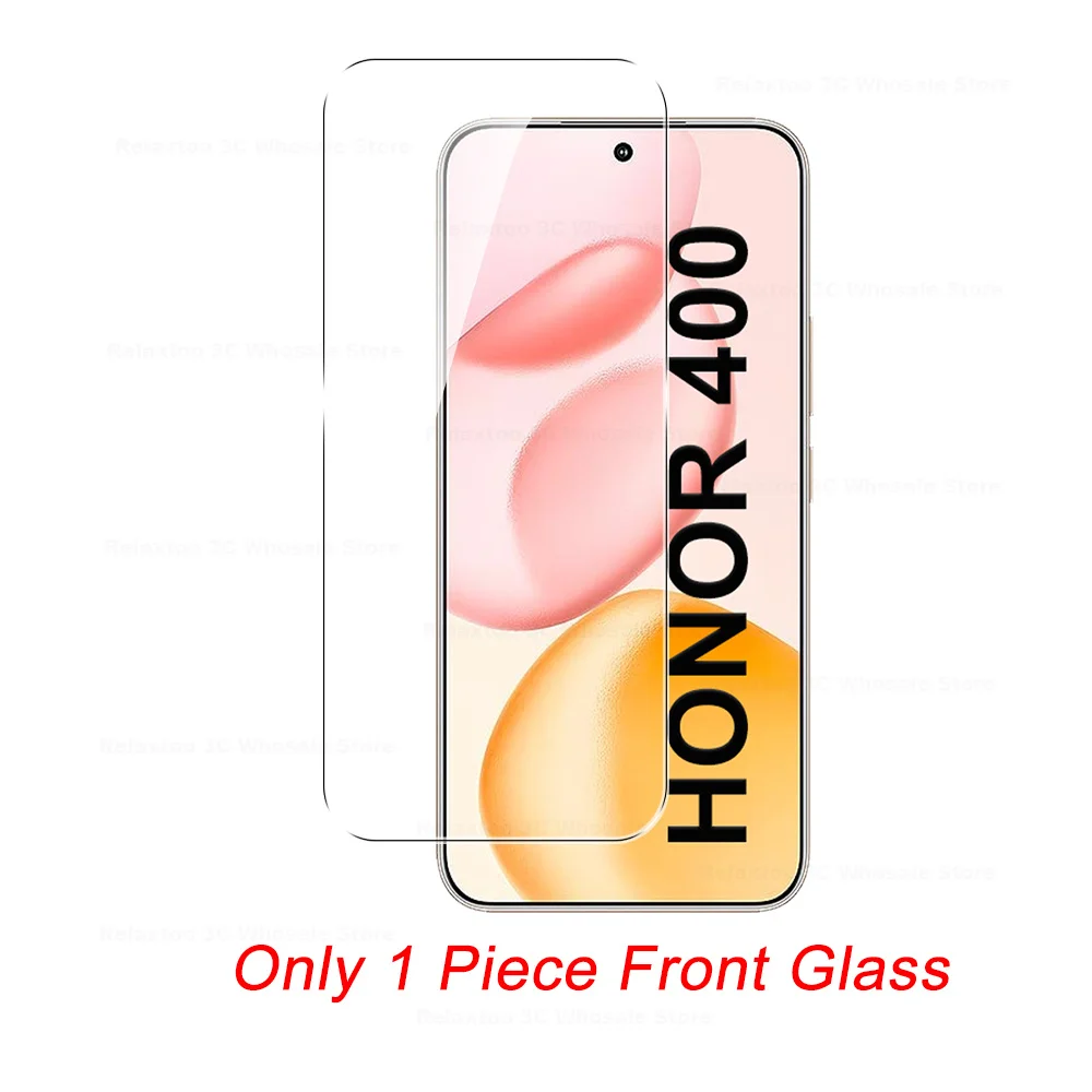 Premium 6-in-1 Tempered Glass Screen Protector for Honor 400 - 5G, 6.55 Inches