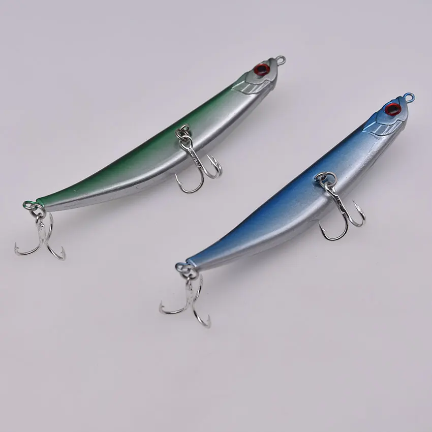 MrLurion 11 cm 11 g 1 Stück Harter Angelbleistiftköder, gebogener Bleistiftfischen schwimmender Minnow-Jerkbait für Hecht, Catfish – Detail 5