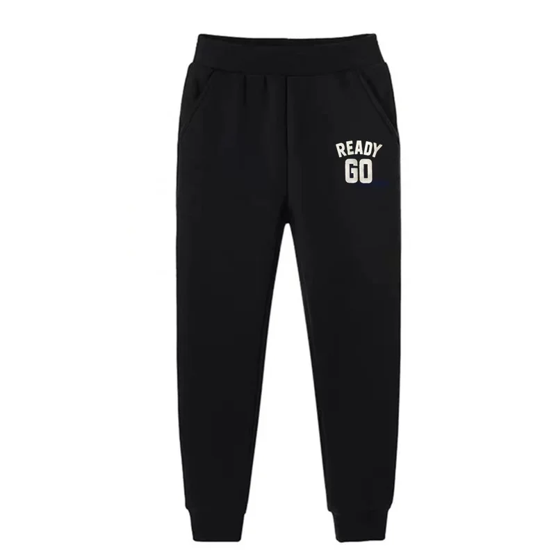 New Teen Boys Pants Big Children's Sports Trousers Kids Casual Summer Thin Pants Teenager Girls Letter Clothing 2-12 Years