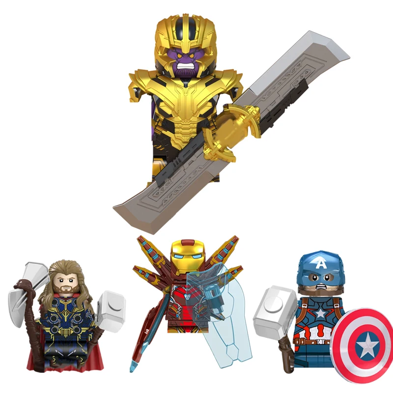 Marvel Legends Toy Building Blocks Disney Lega Marvel Blocks Personaggio Dei Cartoni Animati Building Block Dolls Giocattoli Per Bambini Per Regali Pe