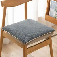 Plush Thicken Soft Cushion Square Home Dining Chair Mat Four Seasons Office Classroom Chair Cushion Simple Non-slip Stool Pad 1