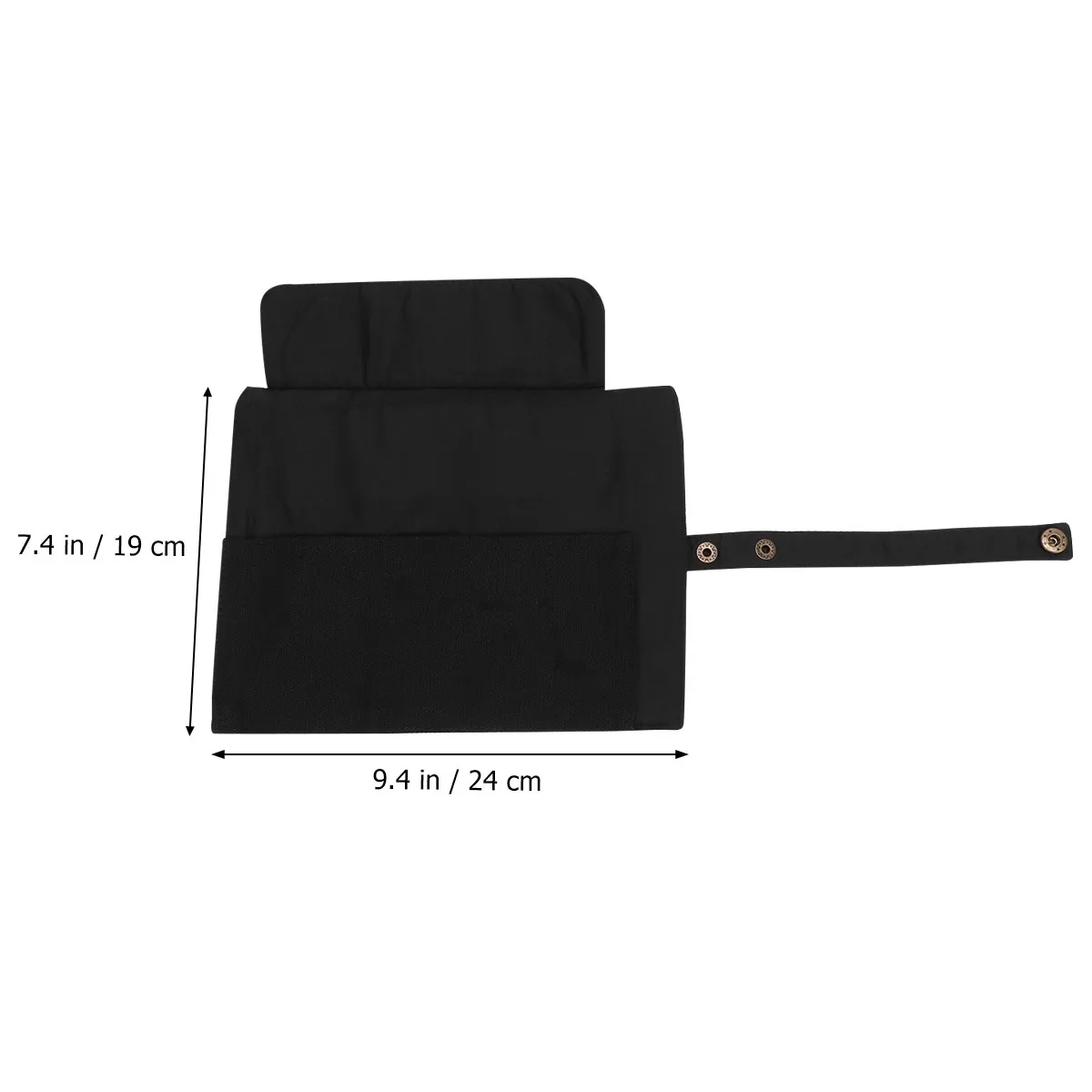 캔버스 시계 롤백, 열렸을 때 넓어지는 공간으로 여러 개의 펜이나 스트랩을 수납 가능, 휴대가 간편한 접이식 디자인, 여행용 펜슬 파우치