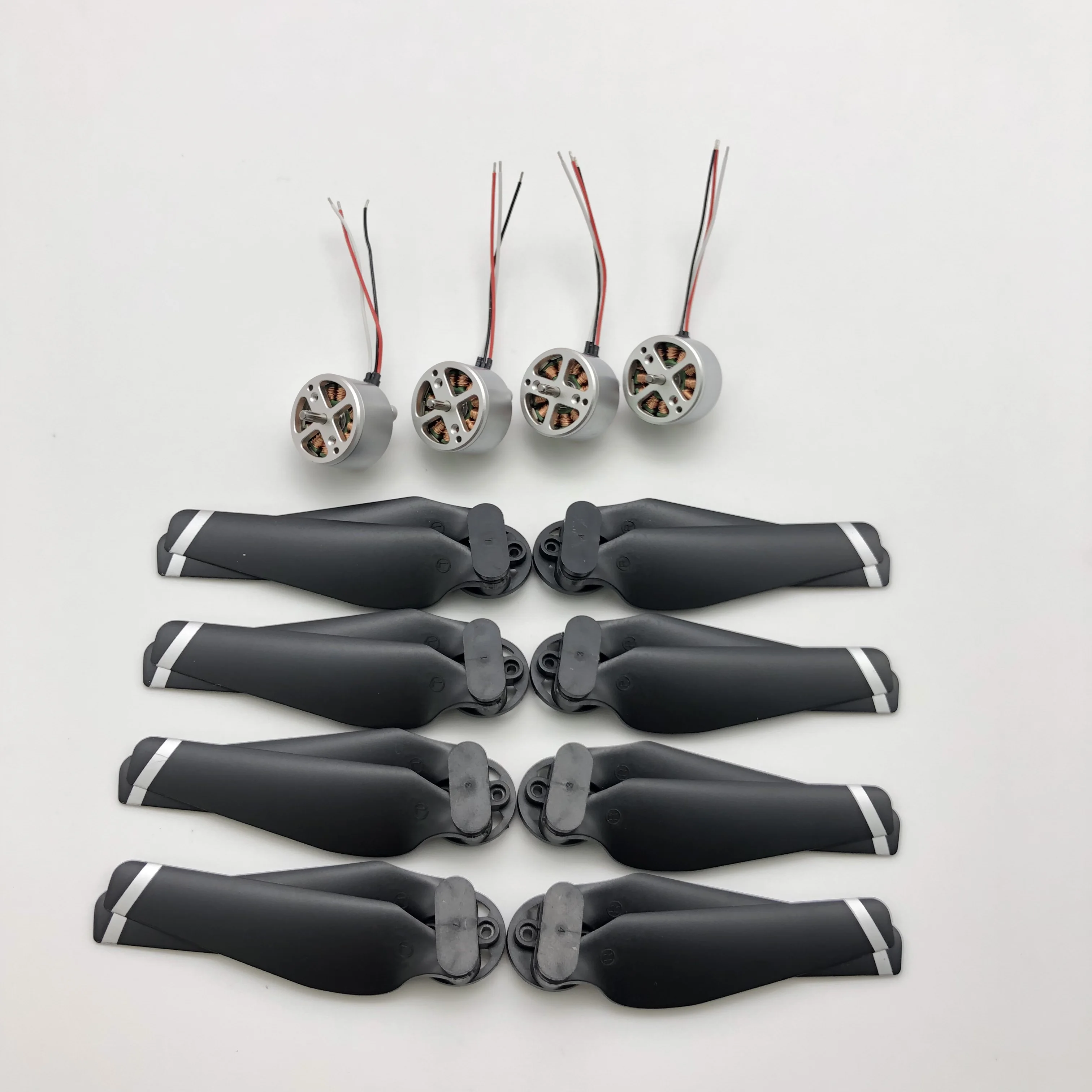 

12PCS KF102 Drone Accessories 4PCS Brushless Motor + 8PCS CW CCW Propeller Blade Spare Parts for KF102MAX RC Quadcopter