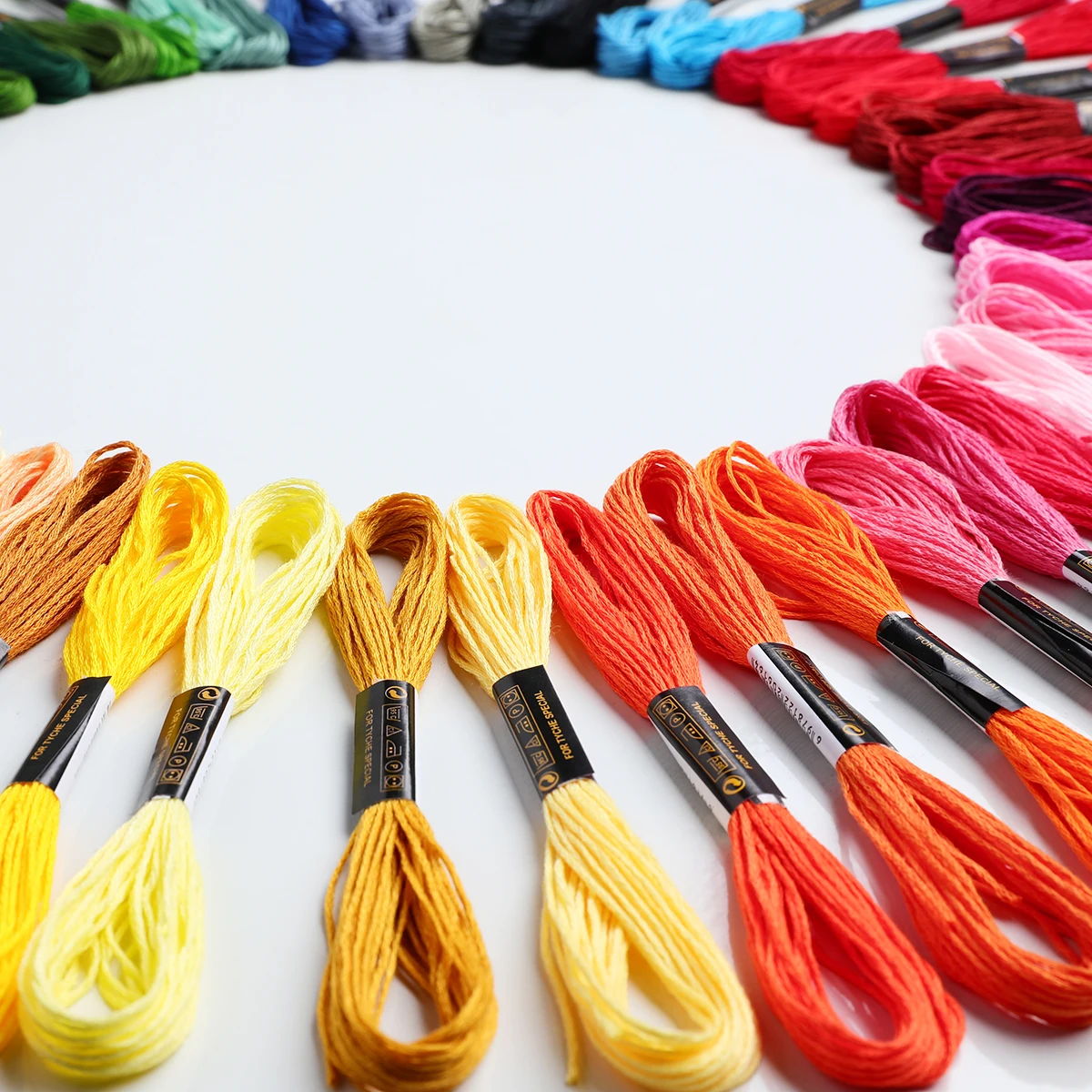 50pcs Rainbow Embroidery Thread 3