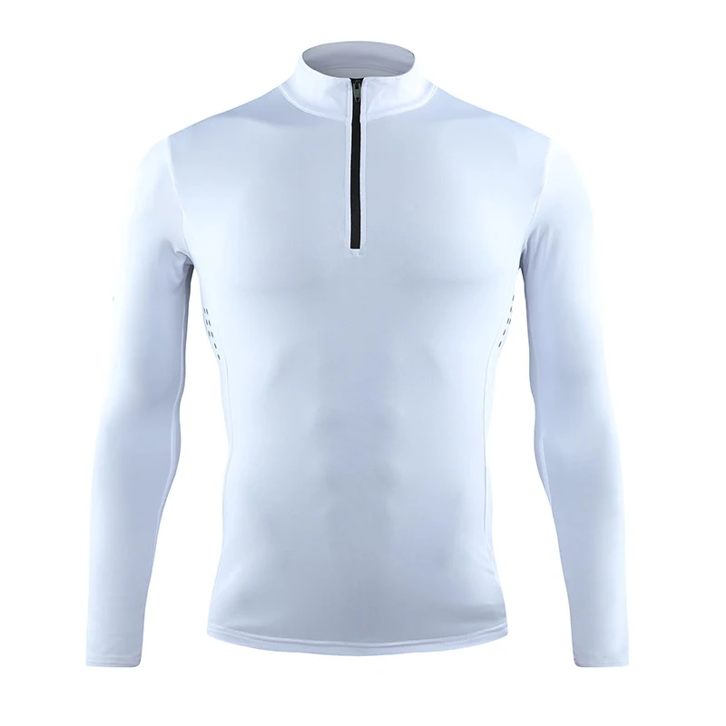Men Long Sleeve Running Fitness Shirt Men Gym t Shirt Sport Top Football Jersey Tight Rashguard Compression Shirt Man Sportswear 4
