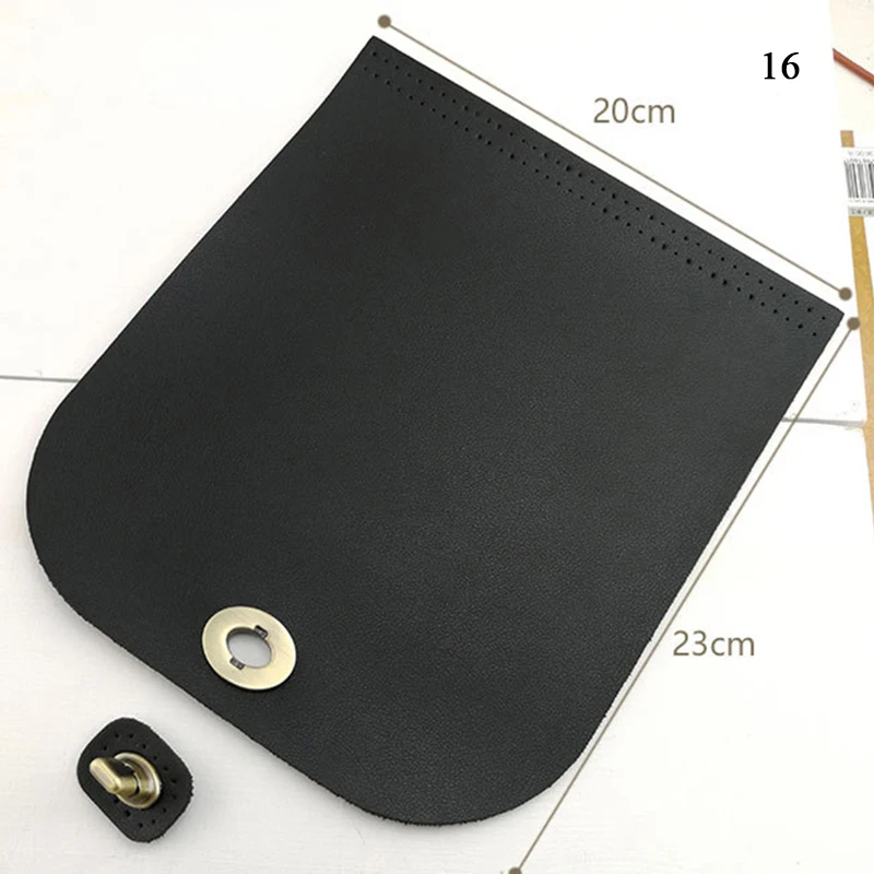Tasche Klappen bezug Damen Häkel tasche Zubehör DIY Pu Leder Klappe Material Häkeln Handtasche Tasche Teile für gestrickte Tasche hand gefertigt – Detail 23