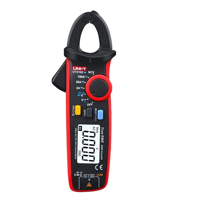 UNI-T-UT210E-Mini-Digital-AC-DC-Current-Clamp-Meter-Voltage-Voltmeter ...