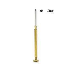 Precision Metal Slotted Screwdriver Set for Watch Repair and Installation (1pcs 1.0mm)