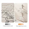 Clothes Rack Wall-mounted Storage Hangers Dormitory Students Hangers Hooks Simple Folding Non-slip Clothes Hangers Clothing Rack 2