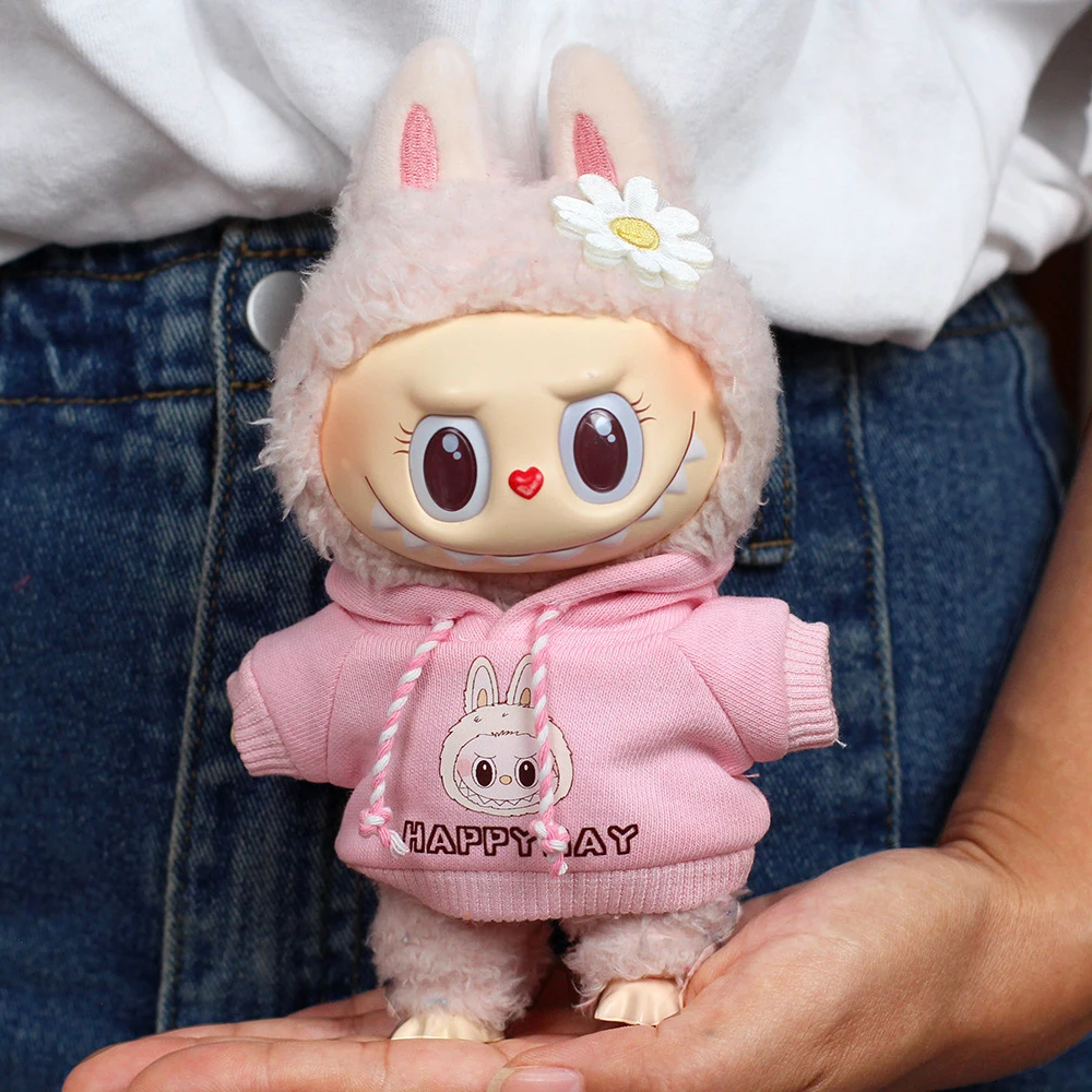 Labubu II Heart Hoodie Jeans Set