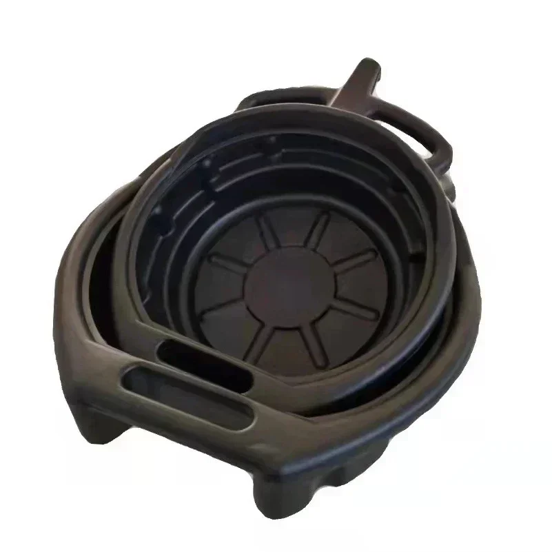 10L/15L Plastic Oil Drain Pan Wast Engine Oil Collector Tank Gearbox Trip Tray for Repair Car Fuel Fluid Change Garage Tool