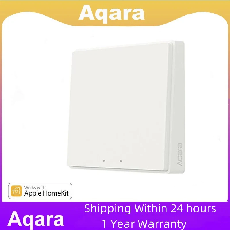 Aqara 오리지널 스마트 벽 스위치, 유선 및 무선 스위치, D1, 1, 2, 3 단추 지그비 벽 스위치, Mijia Mi Home 앱, 애플 홈킷