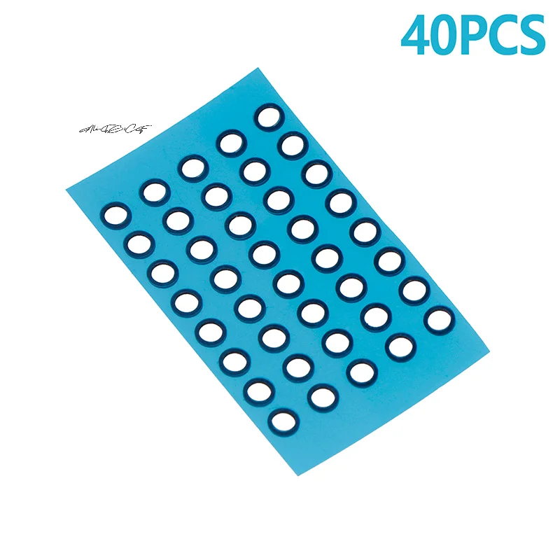 40Pcs 안티 먼지 방지 차폐 폼 가스켓 스폰지 수리 부품 전면 후면 카메라 고무 장치 유지 보수 용 스폰지 교체