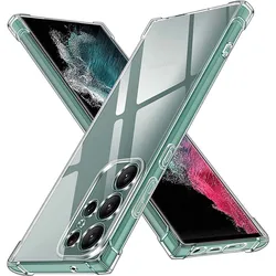 Premium Thick Shockproof Clear TPU Soft Back Cover Case - Galaxy S26 Plus (Clear)