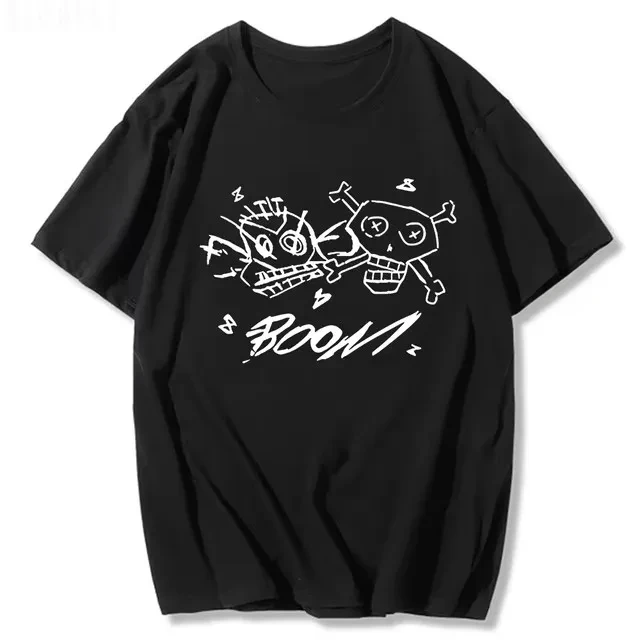 Jinx Arcane Monkey T Shirt Anime Cosplay Tees Women Men Grunge Aesthetic Short Sleeve High Quality Cotton EU Size Streetwear 3