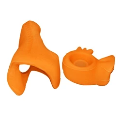 Violin Posture Correction Grip and Bow Holding Aid (Orange)