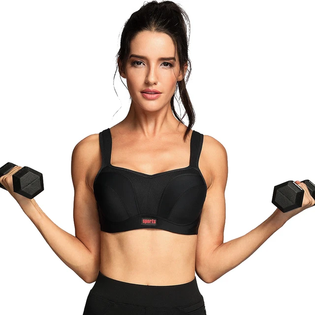 Women's High Impact Sports Bra Maximum Support Underwire Molded