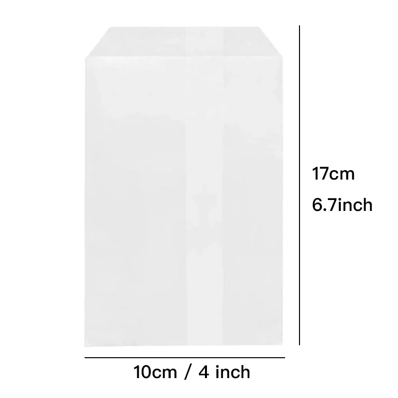 1000 Pcs 3x4 Inch Glassine Bags - Semi-Transparent Waxed Paper Treat Bags For Cookies & Crafts