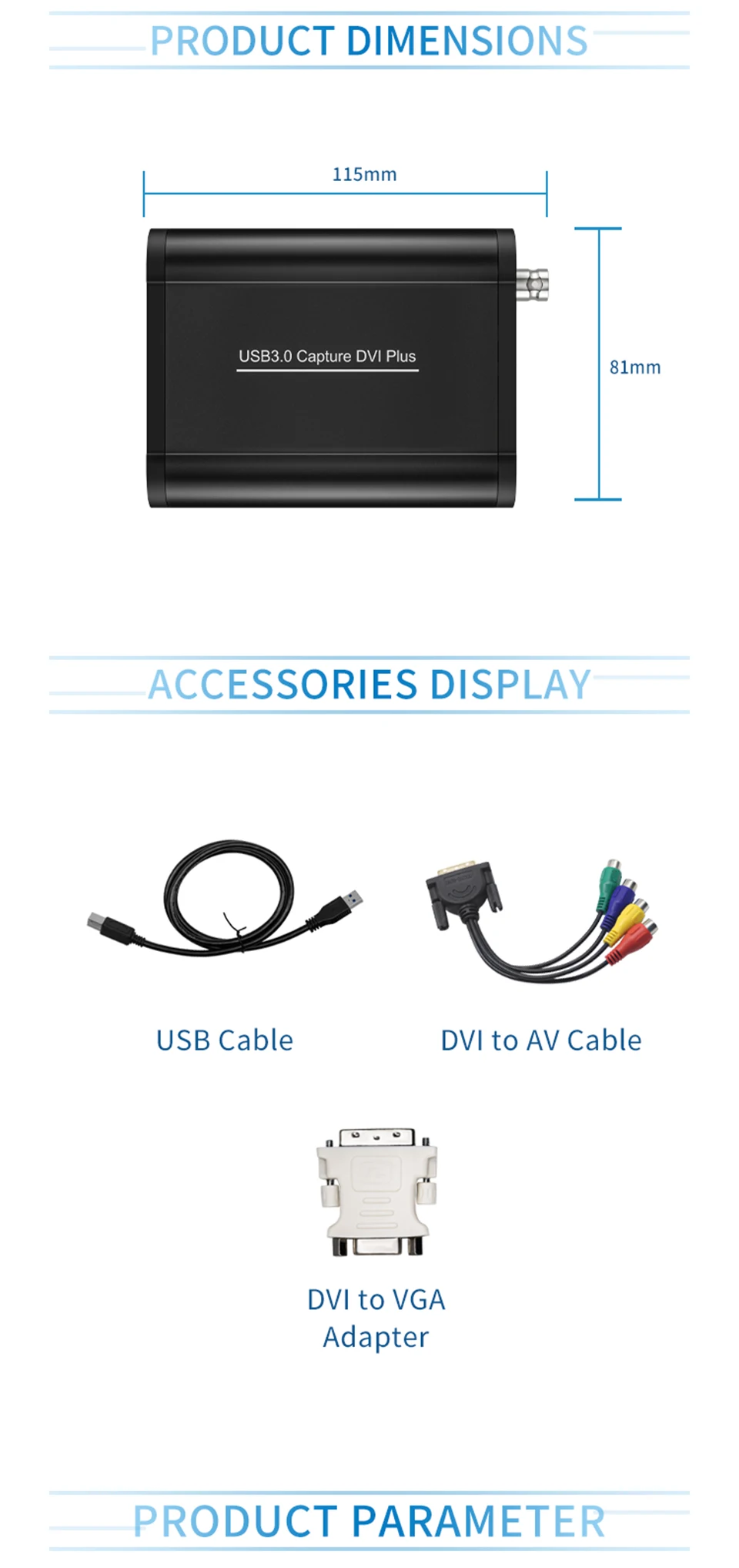 Multi Port VIDEO CAPTURE Box Free Driver No Lag Gaming Streaming USB 60FPS SDI H