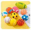Dog Squeaky Rubber Toys Dog Latex Chew Toy Puppy Sound Toy Animal Bite Resistant Ball Pet Supplies For Small Medium Large Dog 3