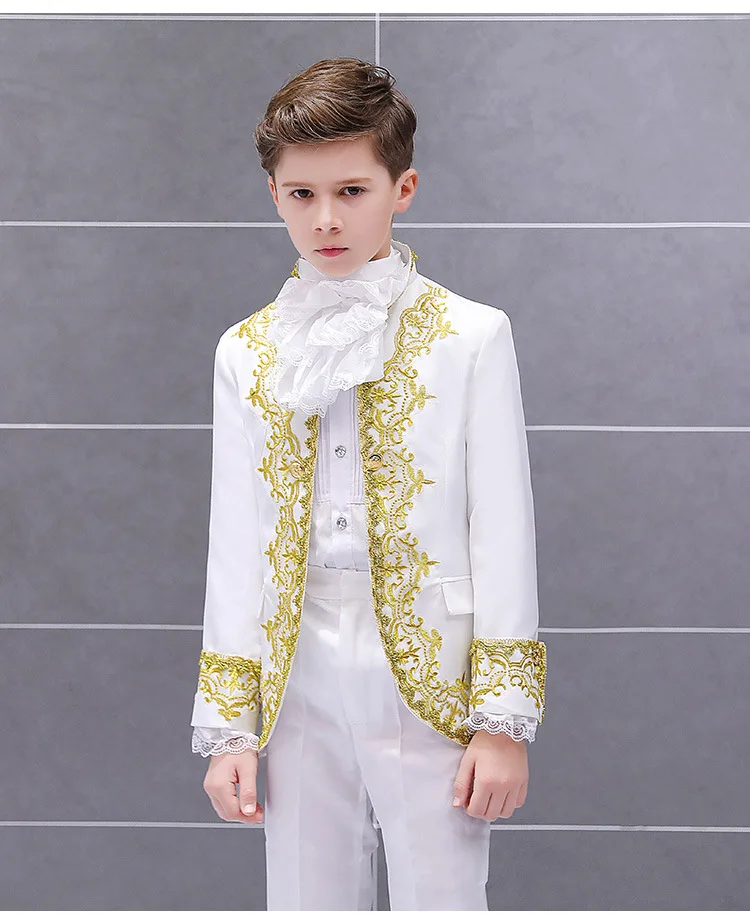 Bambini costumi principe medievale bambino ragazzi re Cosplay vestito  operato smoking vestito carnevale Costume Cosplay regalo di compleanno  bambini - AliExpress