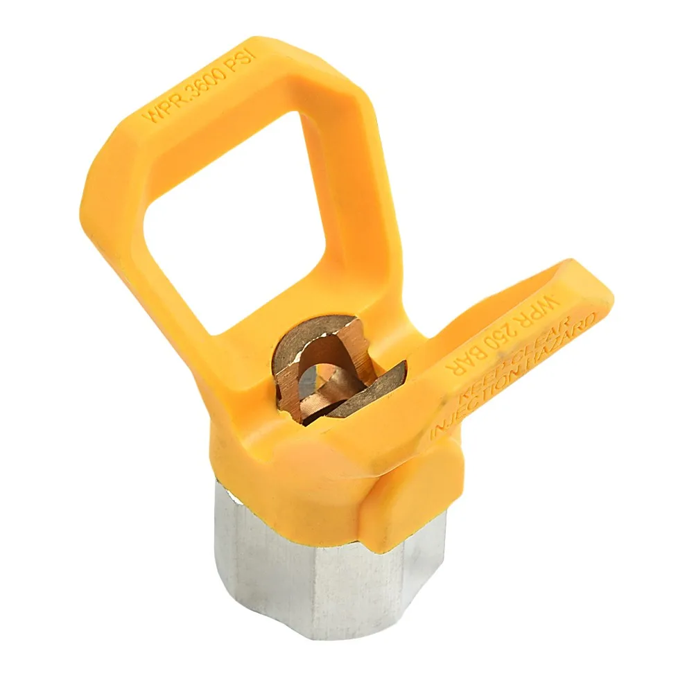 

1pc Airless Paint Spray Gun Flat Tip Nozzle Guard Seat Spraying Machine Nozzle Replacement Spray Gun Protection Accessories