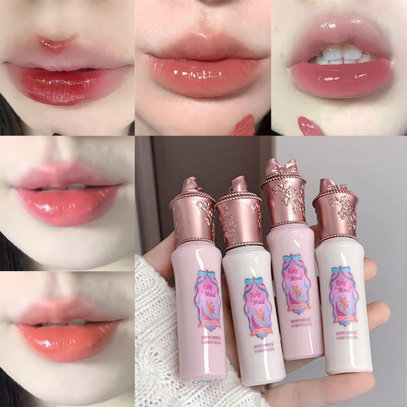 Flower Knows Jelly Lip Glaze Moisturizing Whitening Water Gloss Midsummer Elf Original No Cup Stain Care Cosmetics