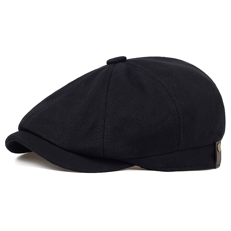 Cotton Beret Four-color Casual Hats Autumn And Winter Warm Cap