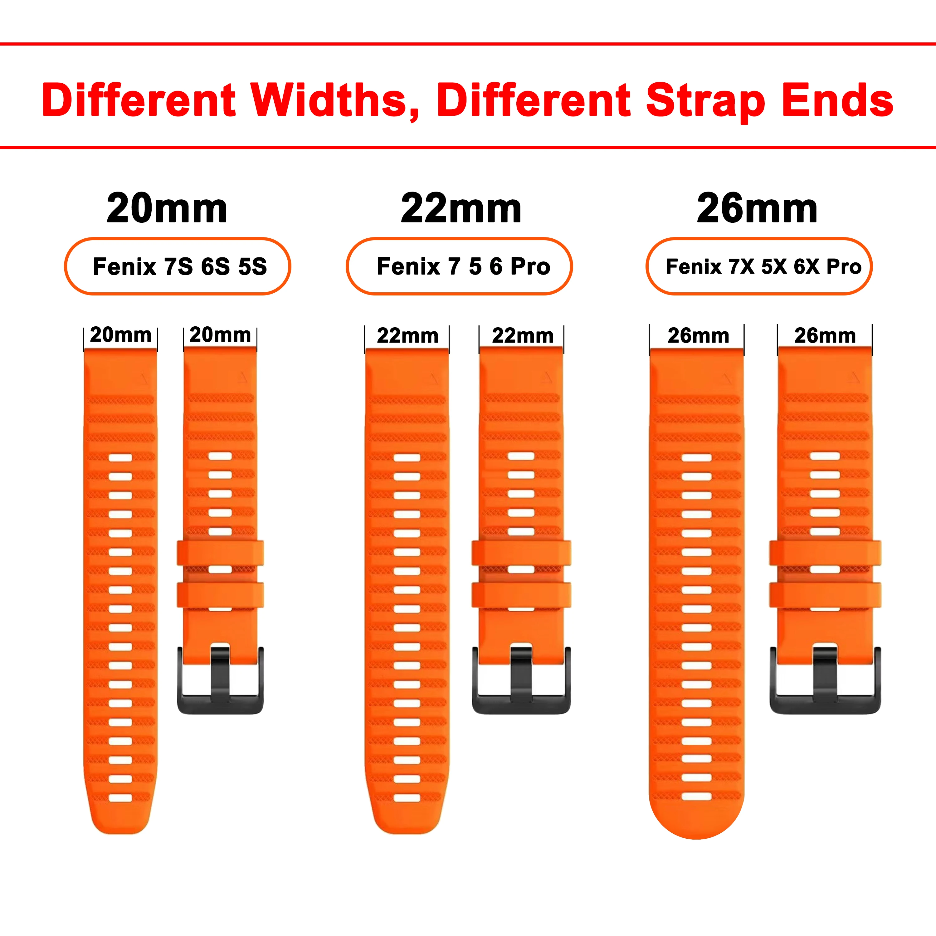 Premium QuickFit Silicone Watch Strap – Versatile and Durable Design