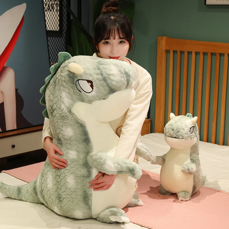 

75cm Giant Dinosaur Plush Toy Kawaii Soft Stuffed Animal Toys Kids Cartoon Creative Dino Plush Dolls Cuddly Plushie Gifts