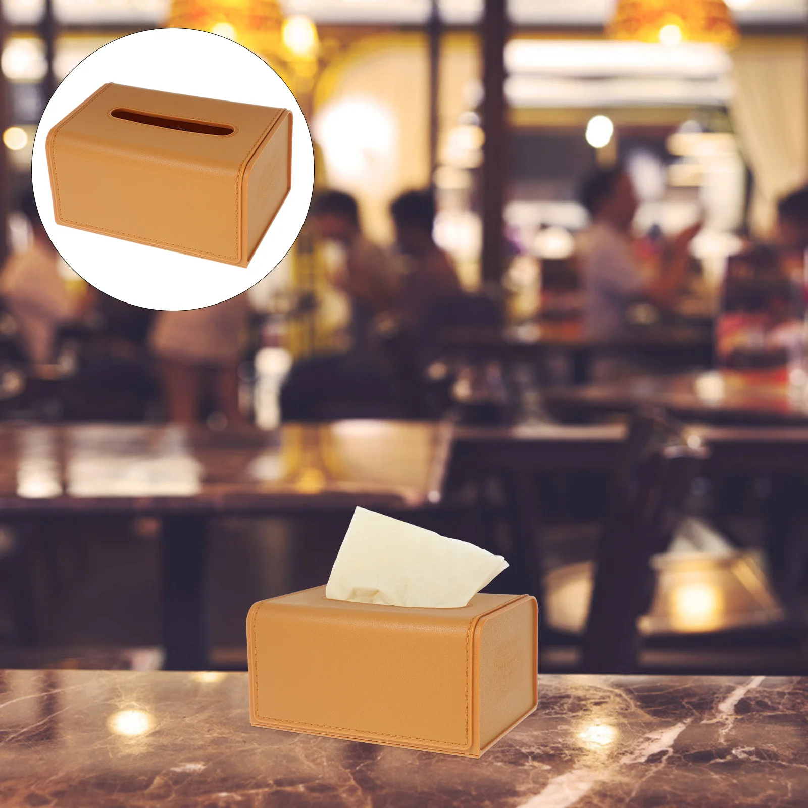 

Imitation Tissue Box Simple Holder Napkin Storage Holders Desktop Car Mount Paper Towel Dispenser Boxes Decorative