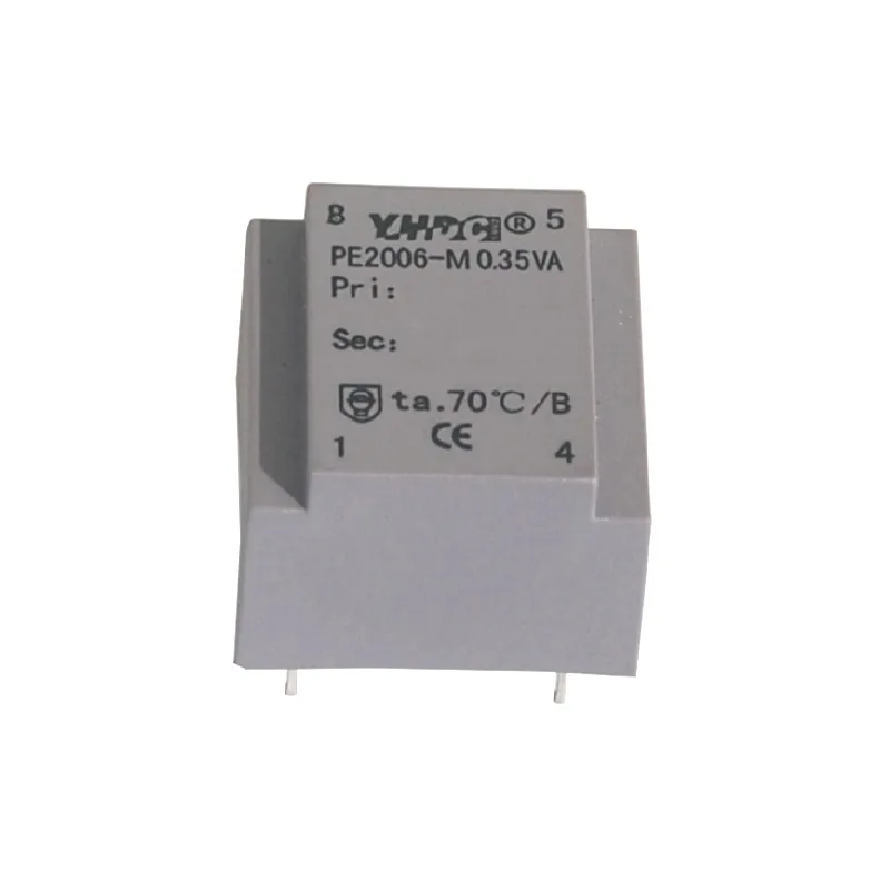 PE2006-M Power 0.35VA 220V/24Vx2 24V Expory resign encapsulated safety isolating transformer PCB Welding | Обустройство дома