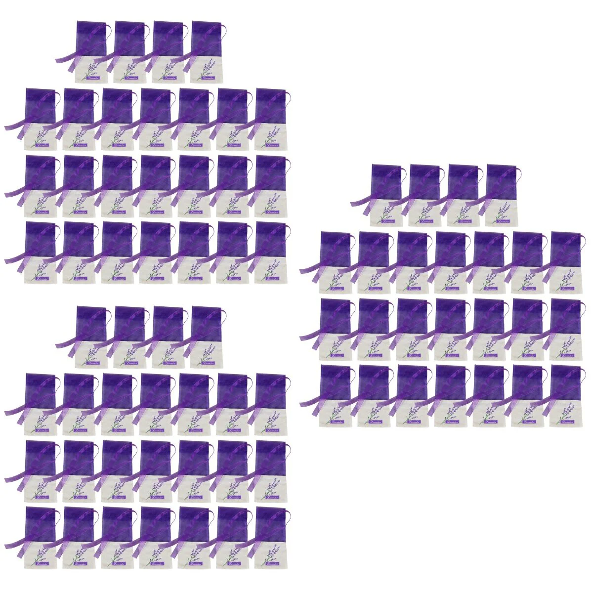 75 pcs Empty Lavender Bags Floral Printing Fragrance Pouch Sachets Bag for Relaxing Sleeping deodorant sachet bags fragrance bags