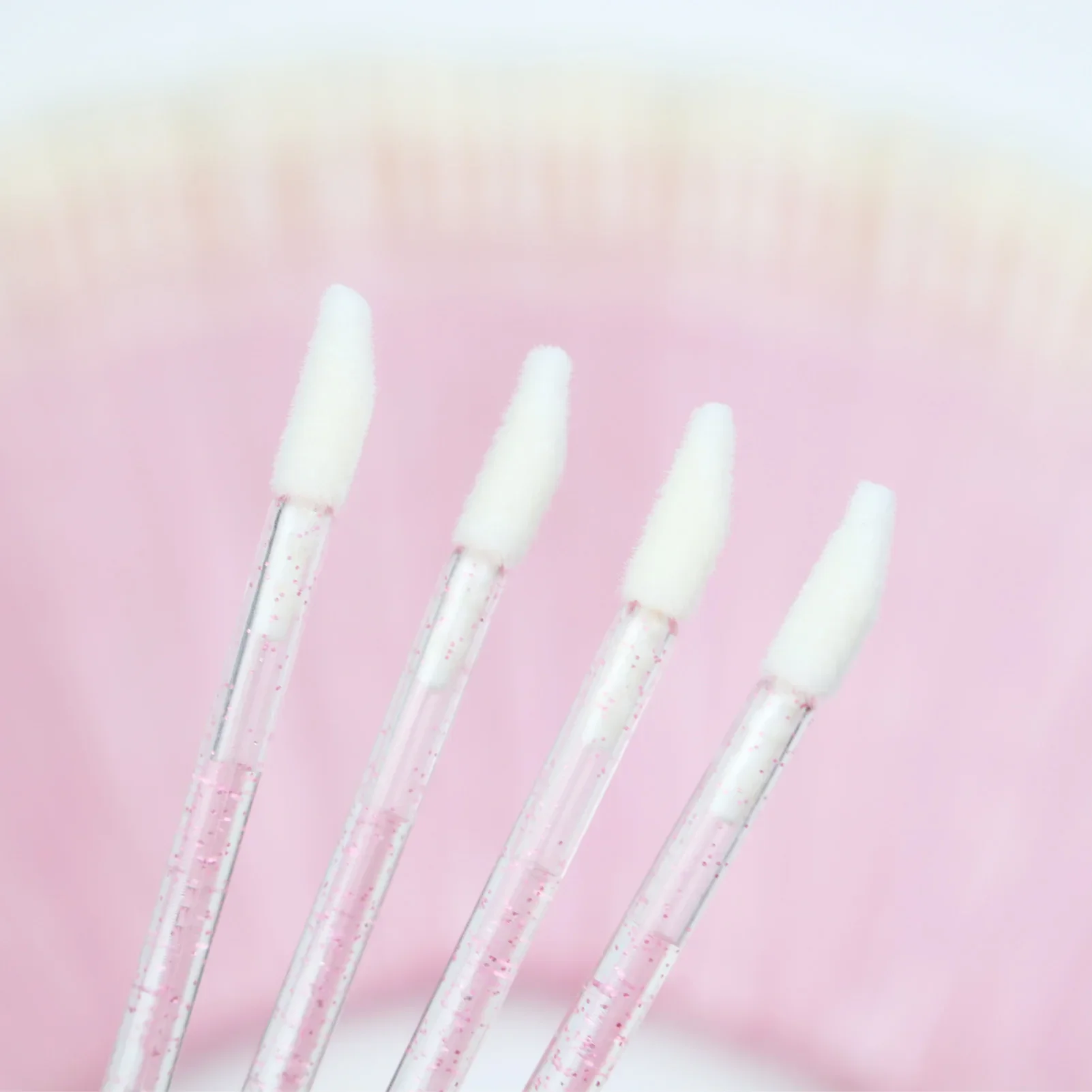 200pcs 일회용 립 세트 마스카라 완드 마이크로 브러쉬 브러쉬 속눈썹 연장 용 브러쉬 애플리케이터 면봉 눈썹 메이크업 도구