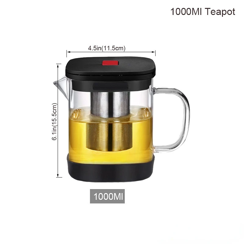Square pot 1000ml