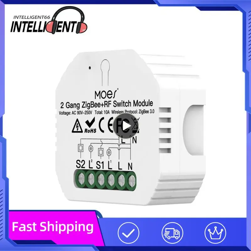 

Умный релейный модуль переключателя Tuya 3,0, 1/2/3 Gang Smart Life/Управление приложением Tuya, работает с Alexa Home Яндекс