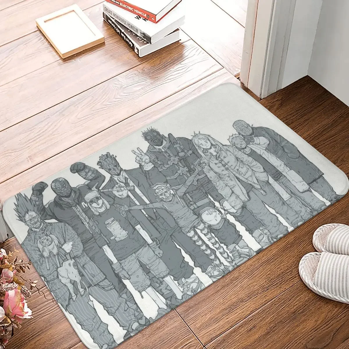 

Dorohedoro Cayman Ebisu Fujita Non-Slip Carpet Doormat Living Room Bath Mat Welcome Decor Rug