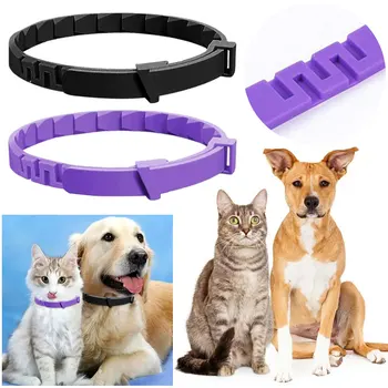3/4 Pack Pet Calming Collar Stress and Anxiety Relief Calm Collar Adjustable Natural Calm Relax Soothing Collars for Cats Dogs 1