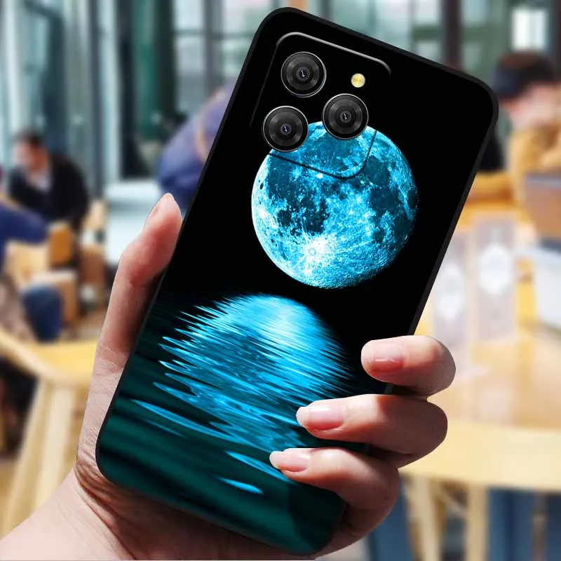 Cartoon Painted Silicone TPU Phone Case - Blackview Shark 9 5G Back Cover Bumper