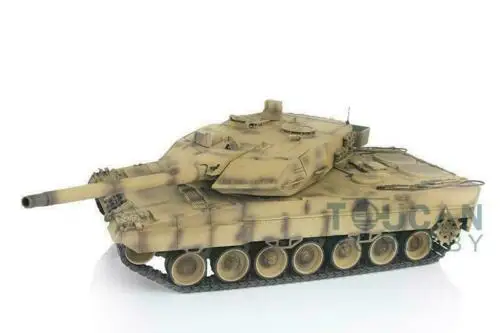 헝롱 1/16 옐로우 7.0 플라스틱 Ver Leopard2A6 RC 탱크 모델 3889 BB 슈팅 트랙 스텔 기어박스 2.4Ghz 장난감 모델 TH17642