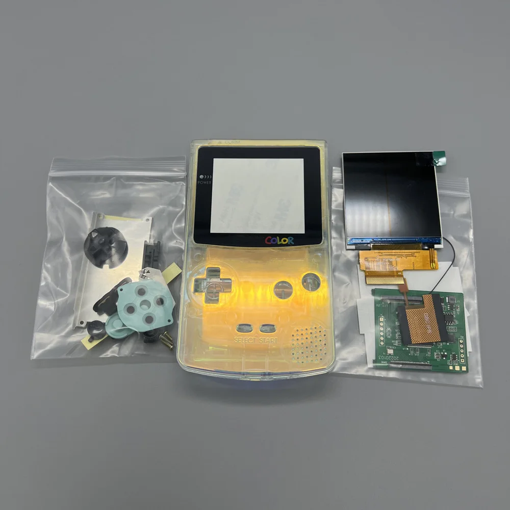 2.6 インチ GBC IPS LCD とゲームボーイ カラー用の新しいシェル 