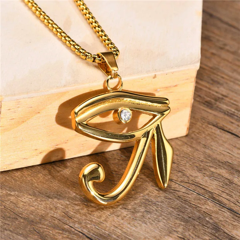 Eye of Horus Necklace | Diamond Pendant | Lindsey Scoggins